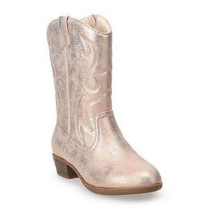 Sonoma Kids Boots in Shimmering Silver and Tan